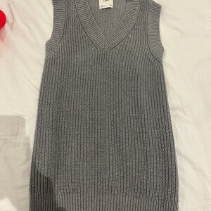 Abercrombie & Fitch Gray Sweater Vest